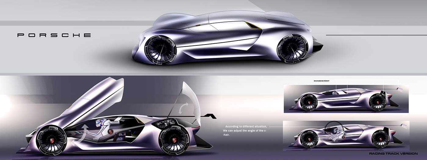 Automatic design，Sports car，Visual design，Cool，fashion，