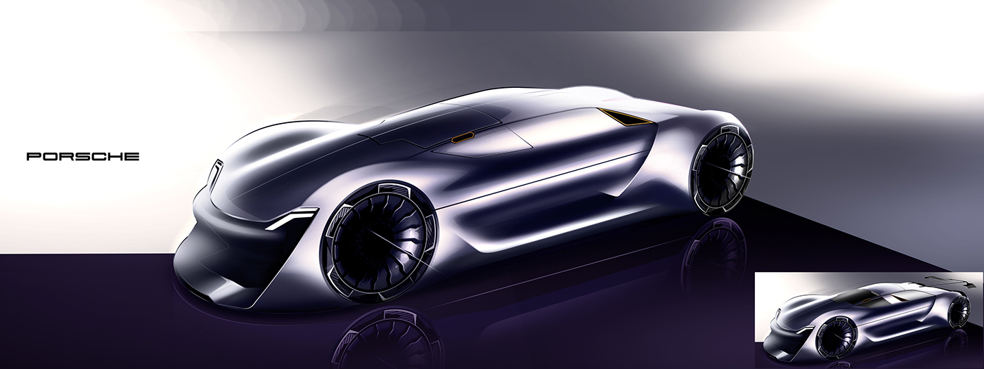 Automatic design，Sports car，Visual design，Cool，fashion，