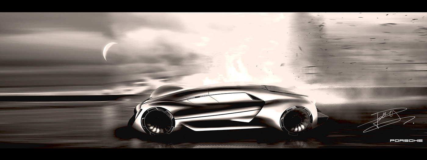 Automatic design，Sports car，Visual design，Cool，fashion，