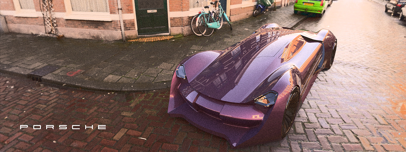 Automatic design，Sports car，Visual design，Cool，fashion，