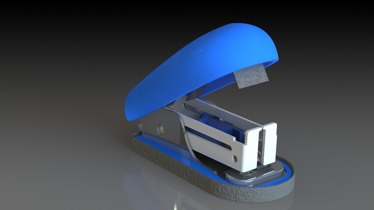 stapler，industrial design，product design，modeling，Render，effect，