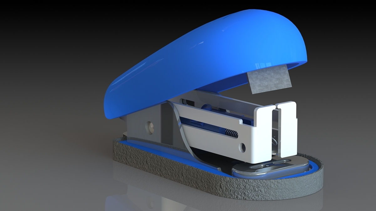 stapler，industrial design，product design，modeling，Render，effect，
