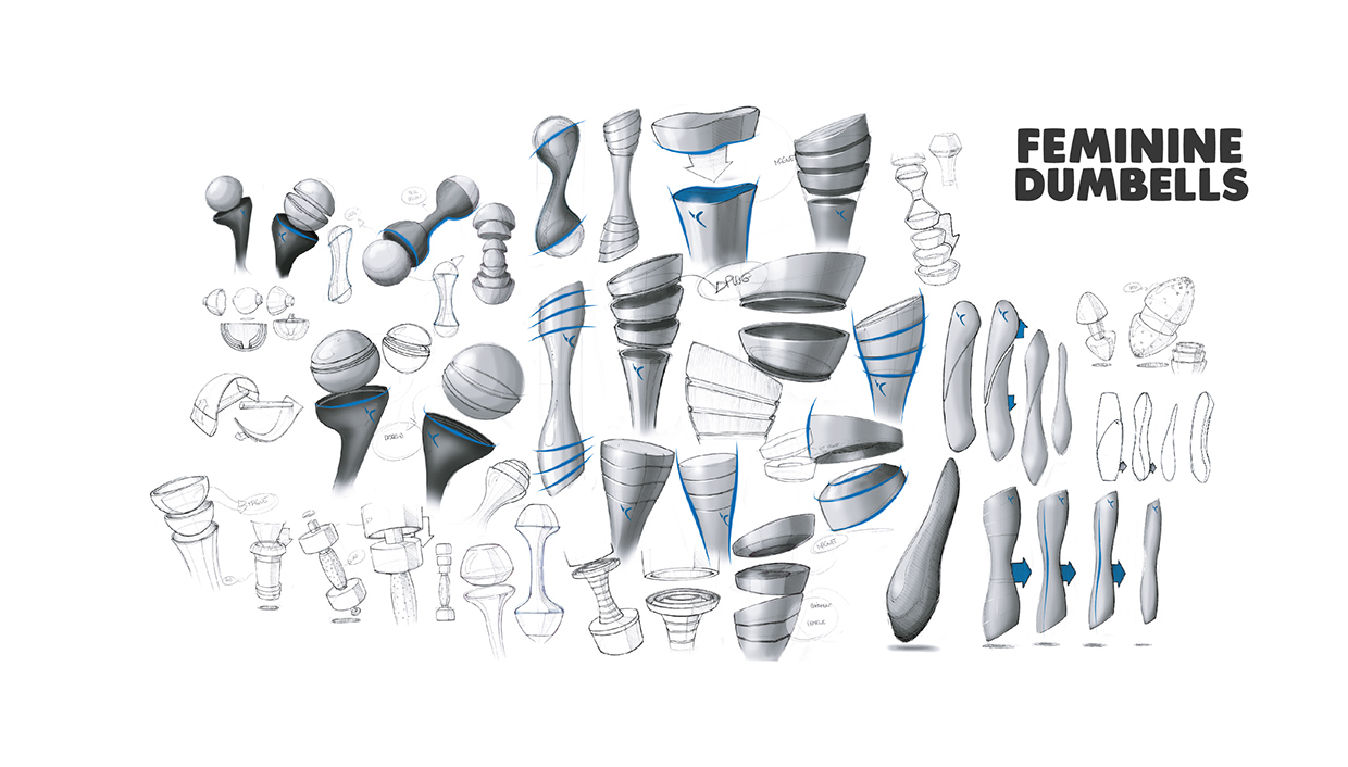 Decathlon ，industrial design，product design，Bodybuilding，sports goods，