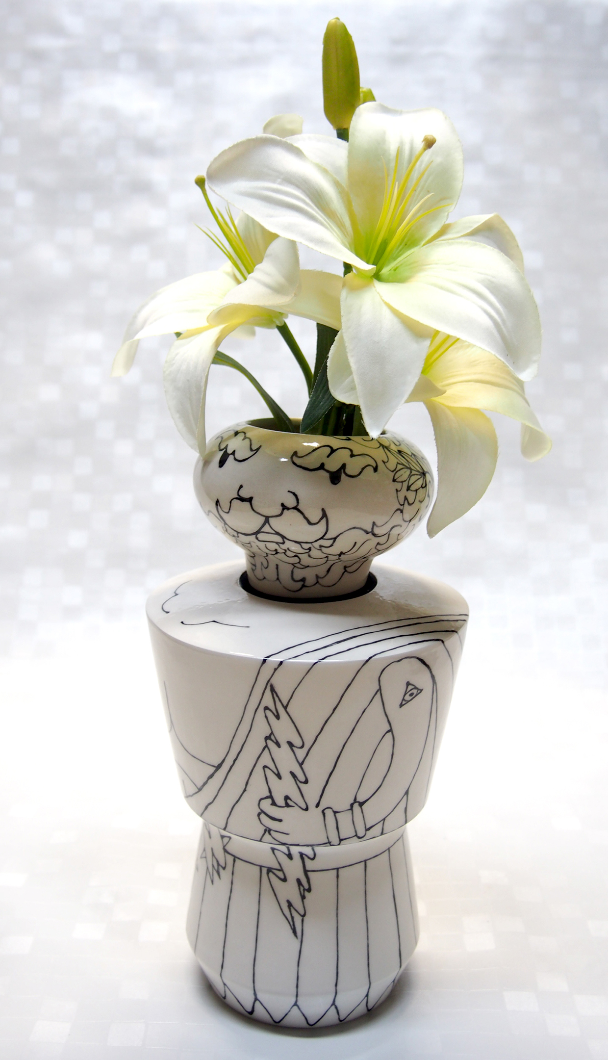 vase，ceramics，decorate，Ornaments，originality，