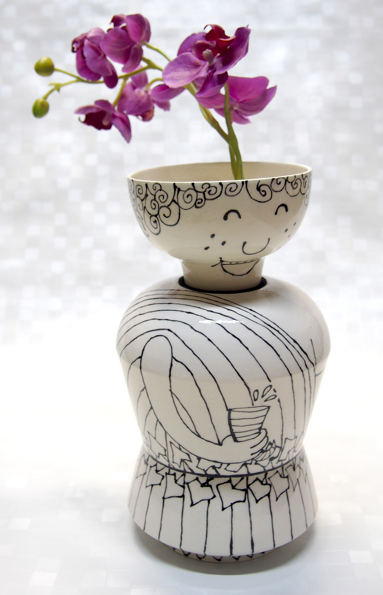 vase，ceramics，decorate，Ornaments，originality，