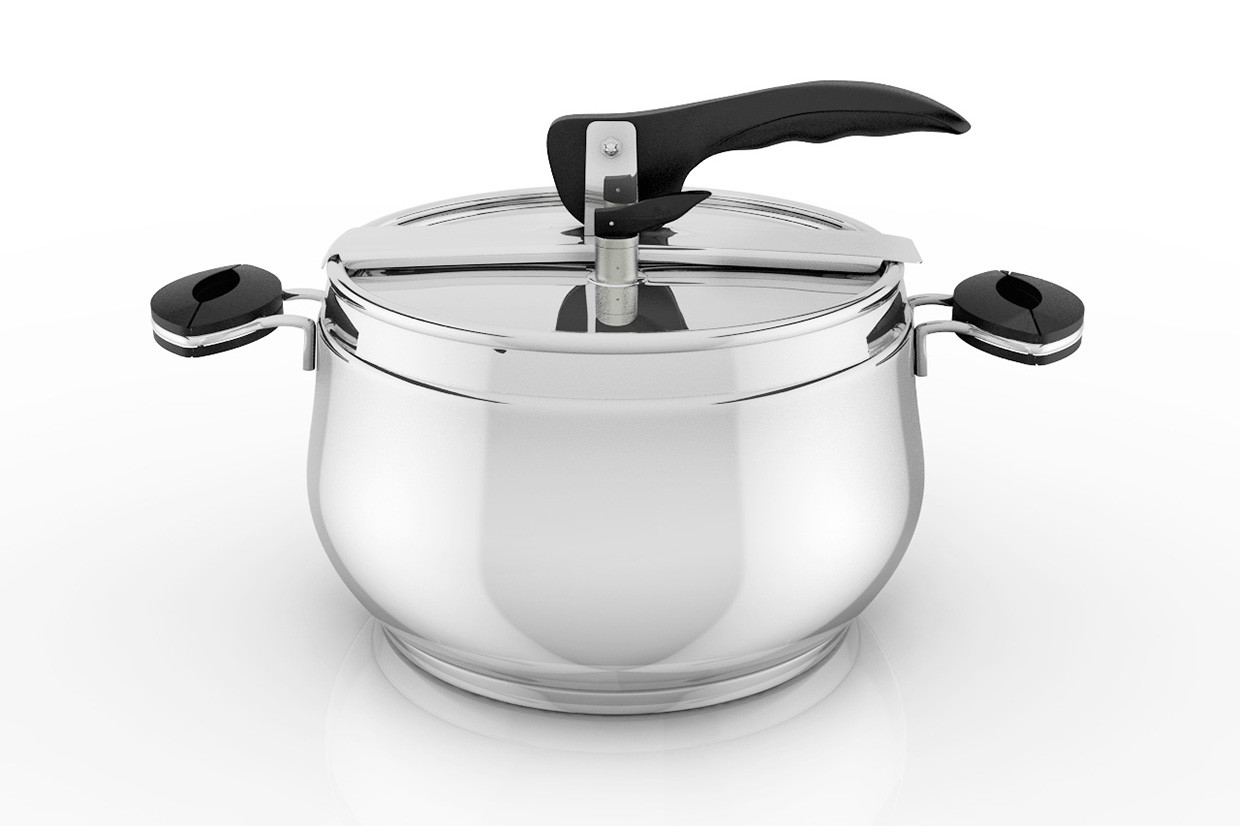 Kitchen supplies，Pressure cooker，visualization，three-dimensional，articles for daily use，