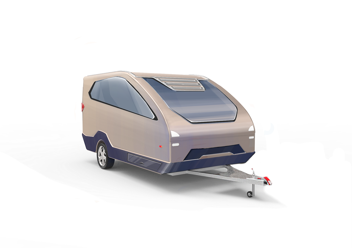 trailer，Movable house，industrial design，product design，comfortable，