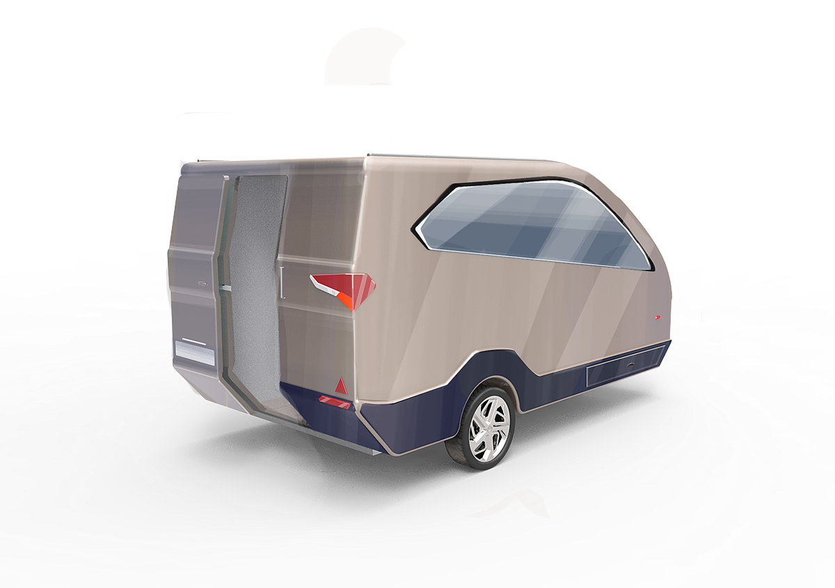 trailer，Movable house，industrial design，product design，comfortable，