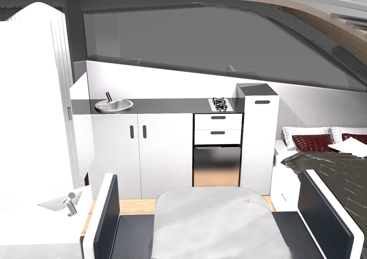 trailer，Movable house，industrial design，product design，comfortable，