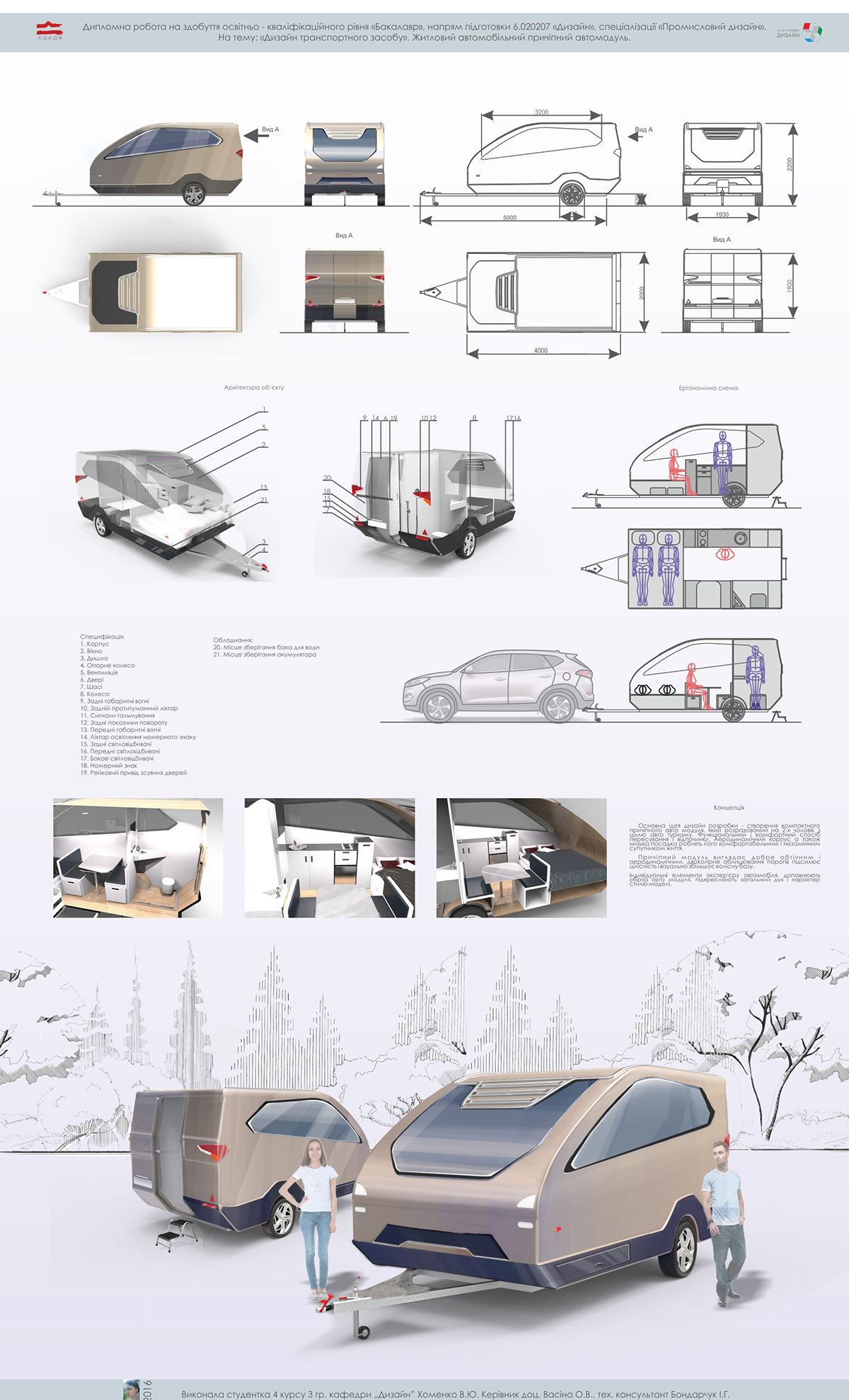 trailer，Movable house，industrial design，product design，comfortable，