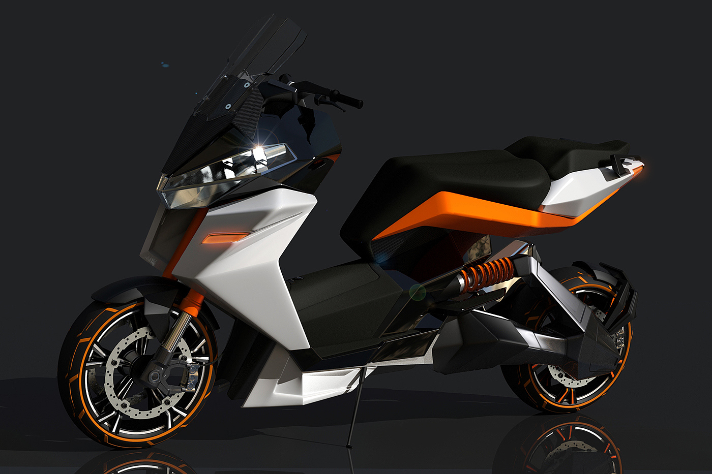 intelligence，science and technology，Concept car design，motorcycle，design sketch，