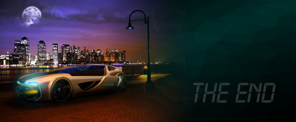 design sketch，intelligence，Render，Concept Car，public，