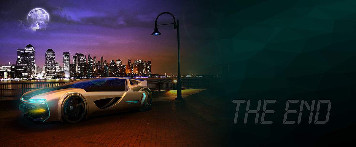 design sketch，intelligence，Render，Concept Car，public，