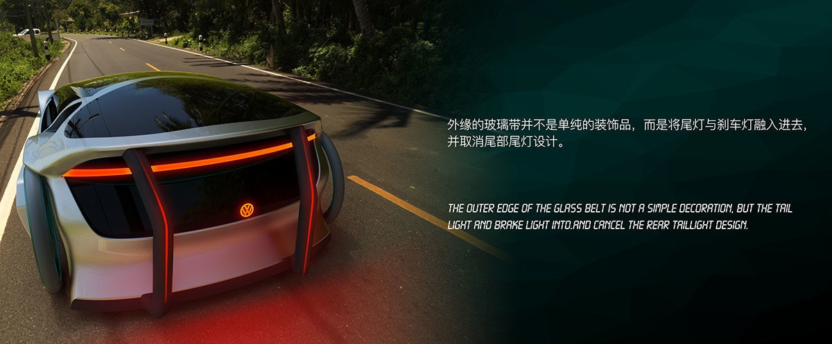 design sketch，intelligence，Render，Concept Car，public，