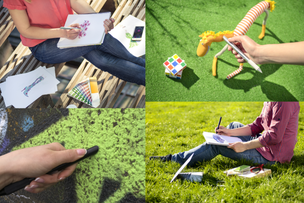 pen，molecules，Stationery，painting，intelligence，science and technology，