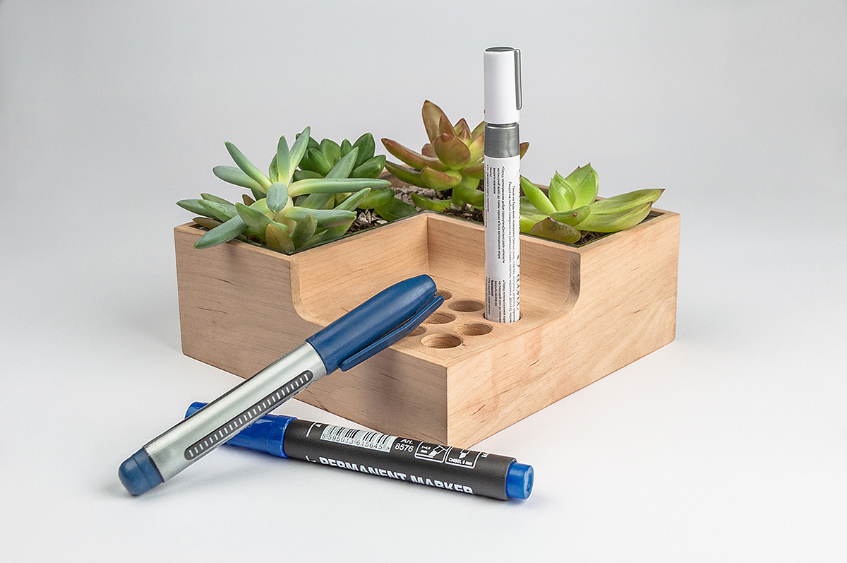 Flowerpot，pen container，multi-function，Tabletop flowerpot，