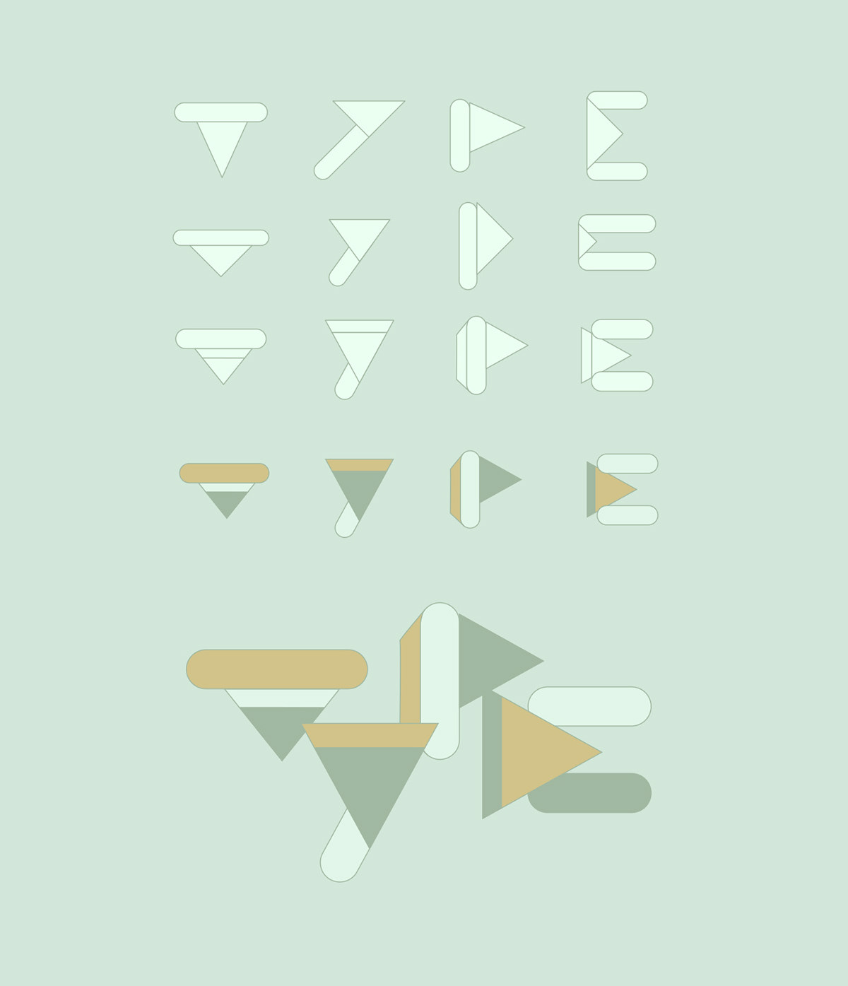 logo，Visual design，3d illustration，Type Collection，