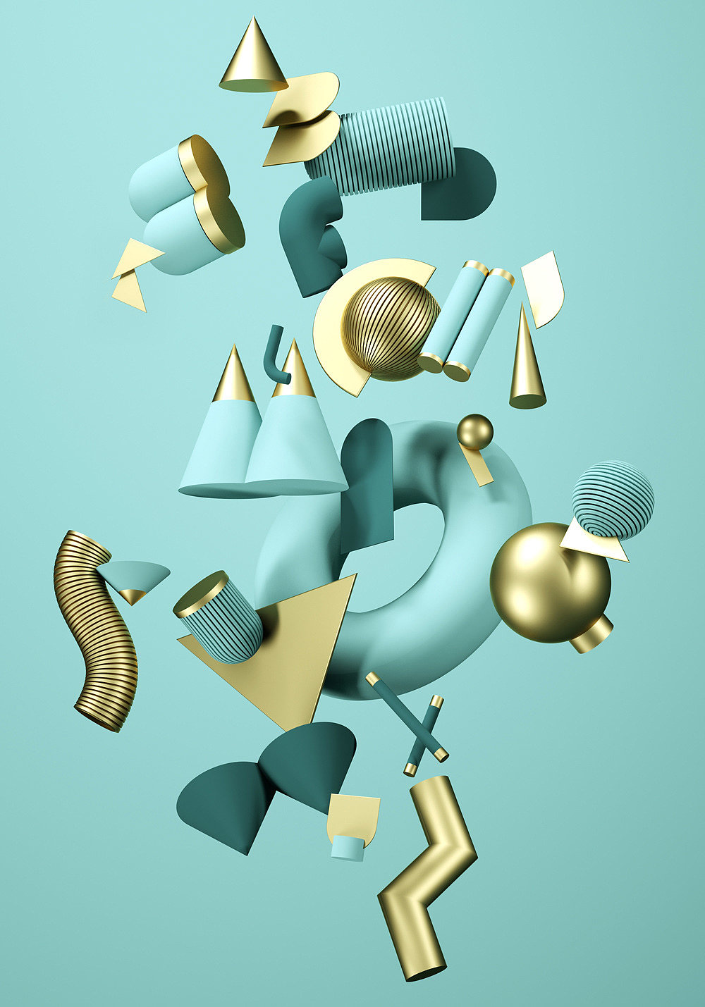 logo，Visual design，3d illustration，Type Collection，
