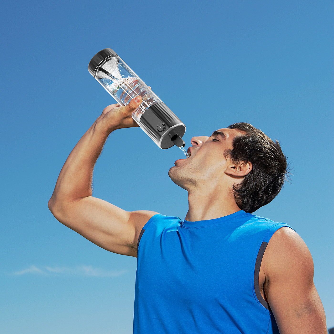 Water cup，outdoors，filter，crank，