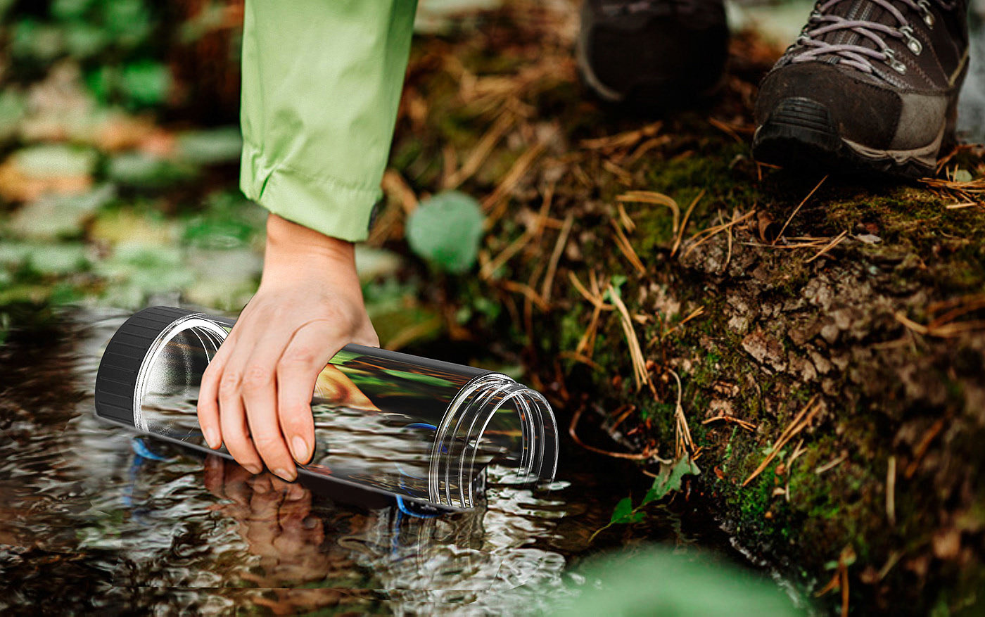 Water cup，outdoors，filter，crank，
