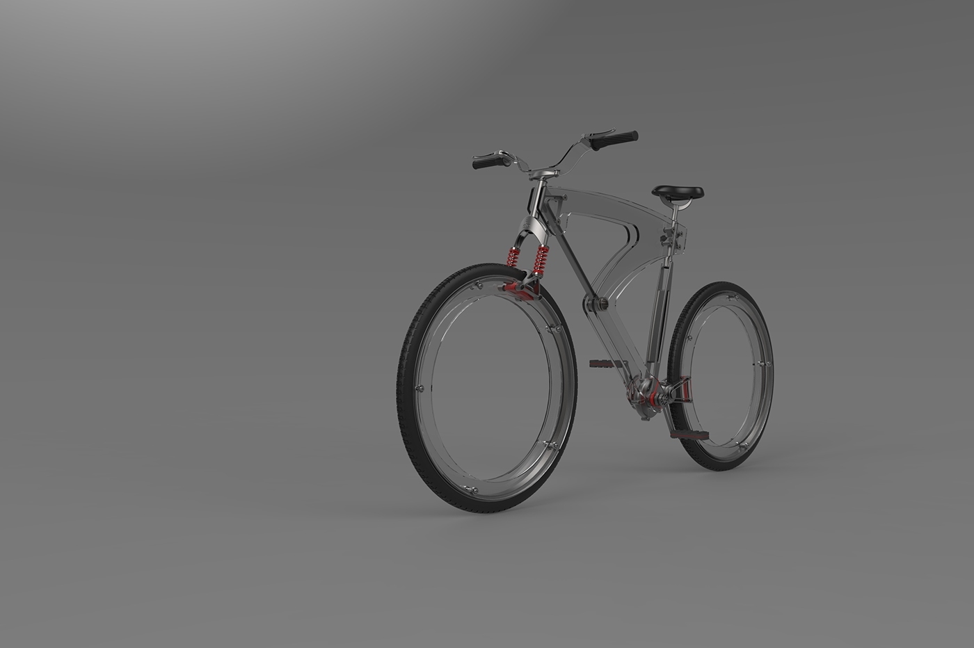 透明自行车设计