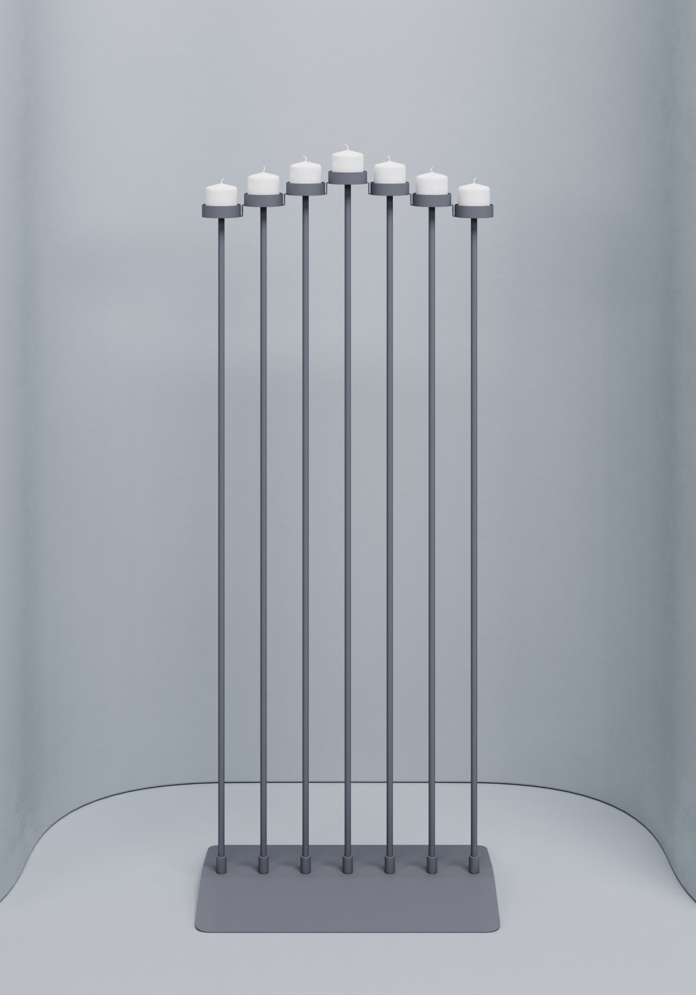 Candlestick，Minimalist，MENORAH，