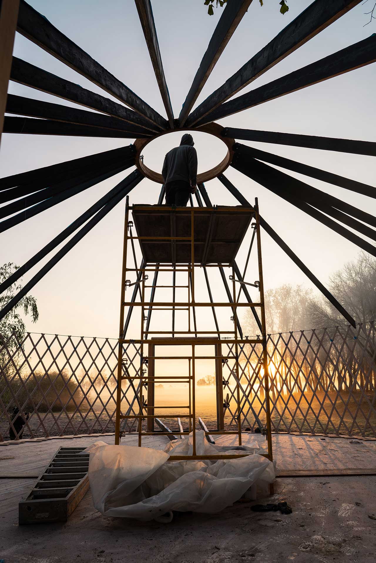 Van，skylight，Mongolian yurts，