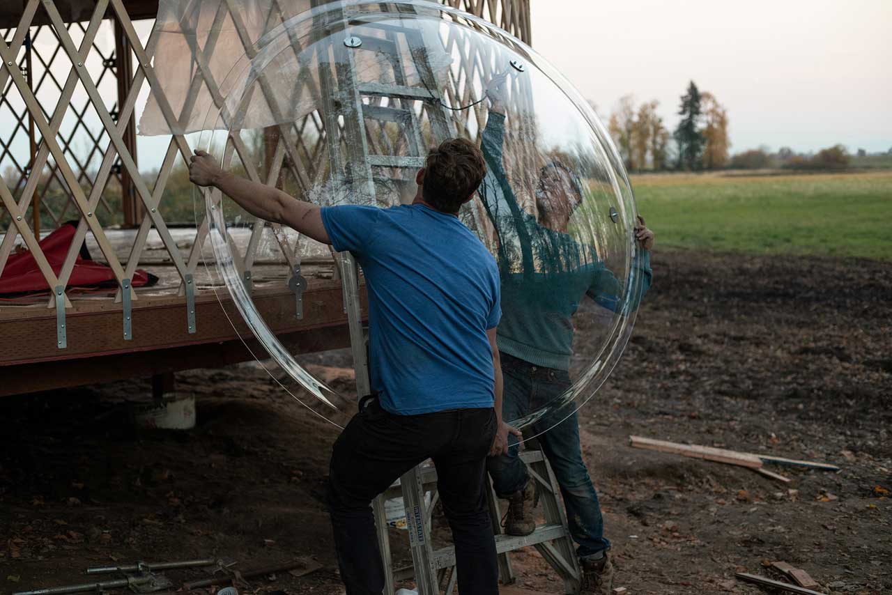 Van，skylight，Mongolian yurts，