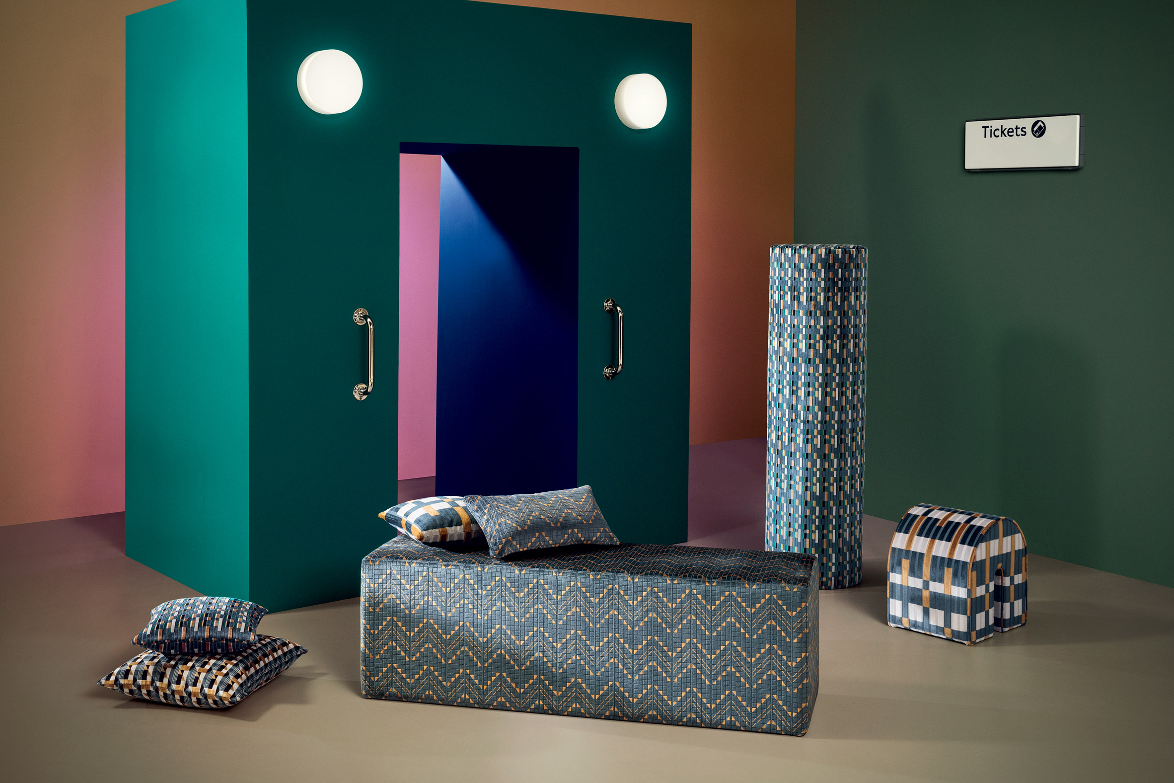 metro，Fabric，Kirkby Design，