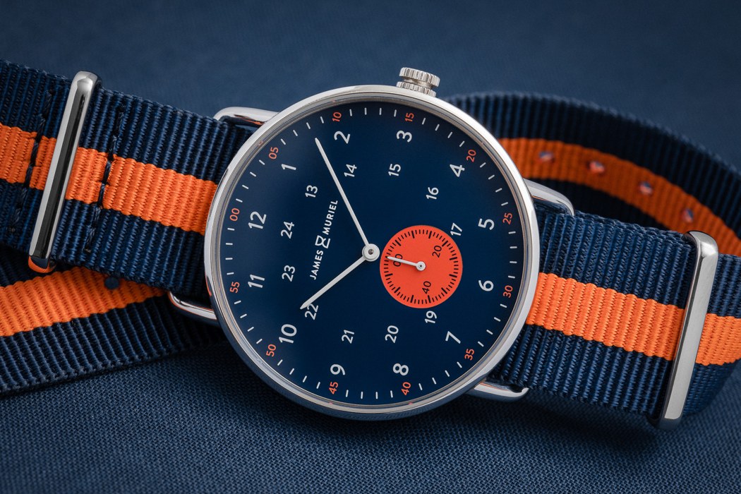 这款多彩的计时表的表盘拥有类似rams的大胆与灵敏