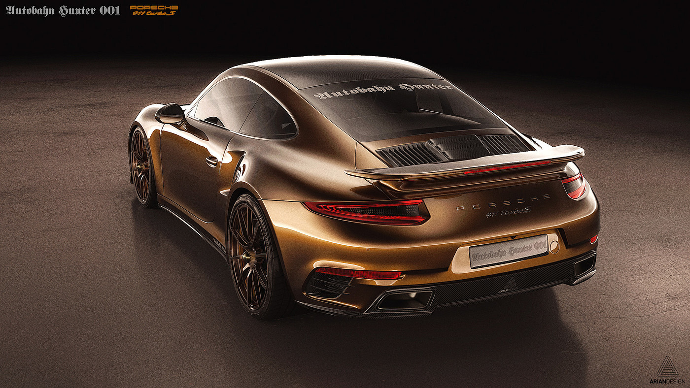 design sketch，Render，Porsche，