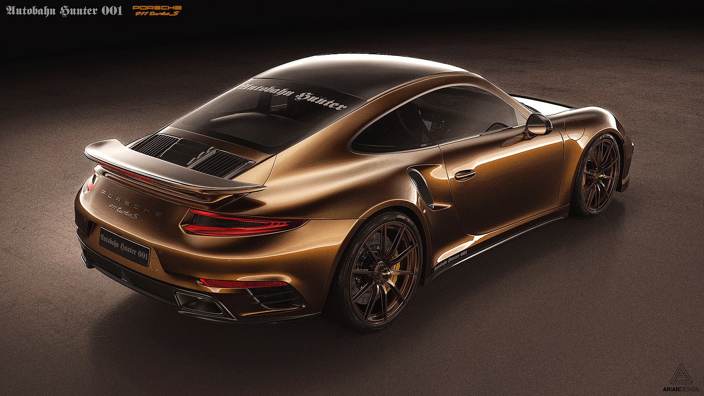 design sketch，Render，Porsche，