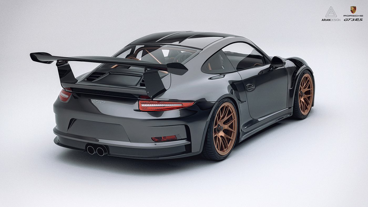 design sketch，Render，Porsche，