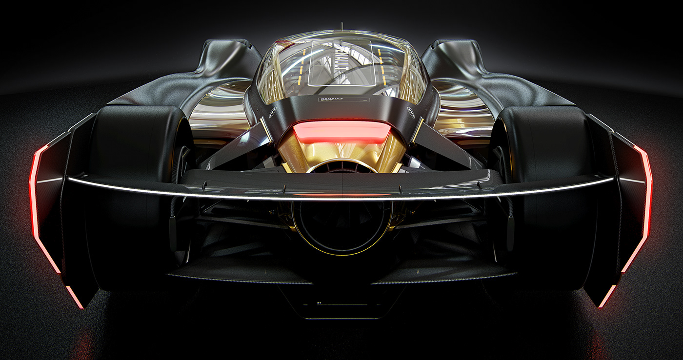 golden，conceptual design，Automobile design，Renault Le Mans，