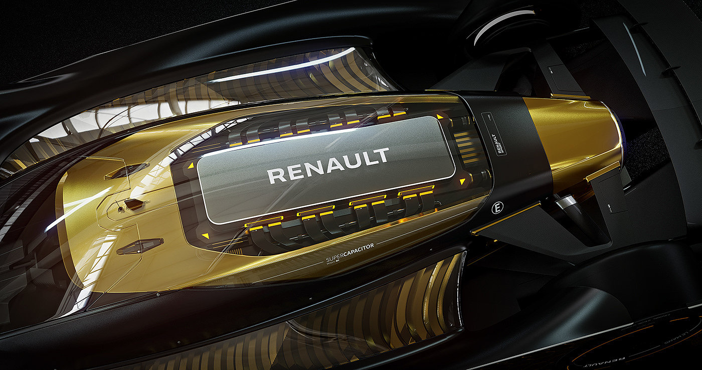 golden，conceptual design，Automobile design，Renault Le Mans，