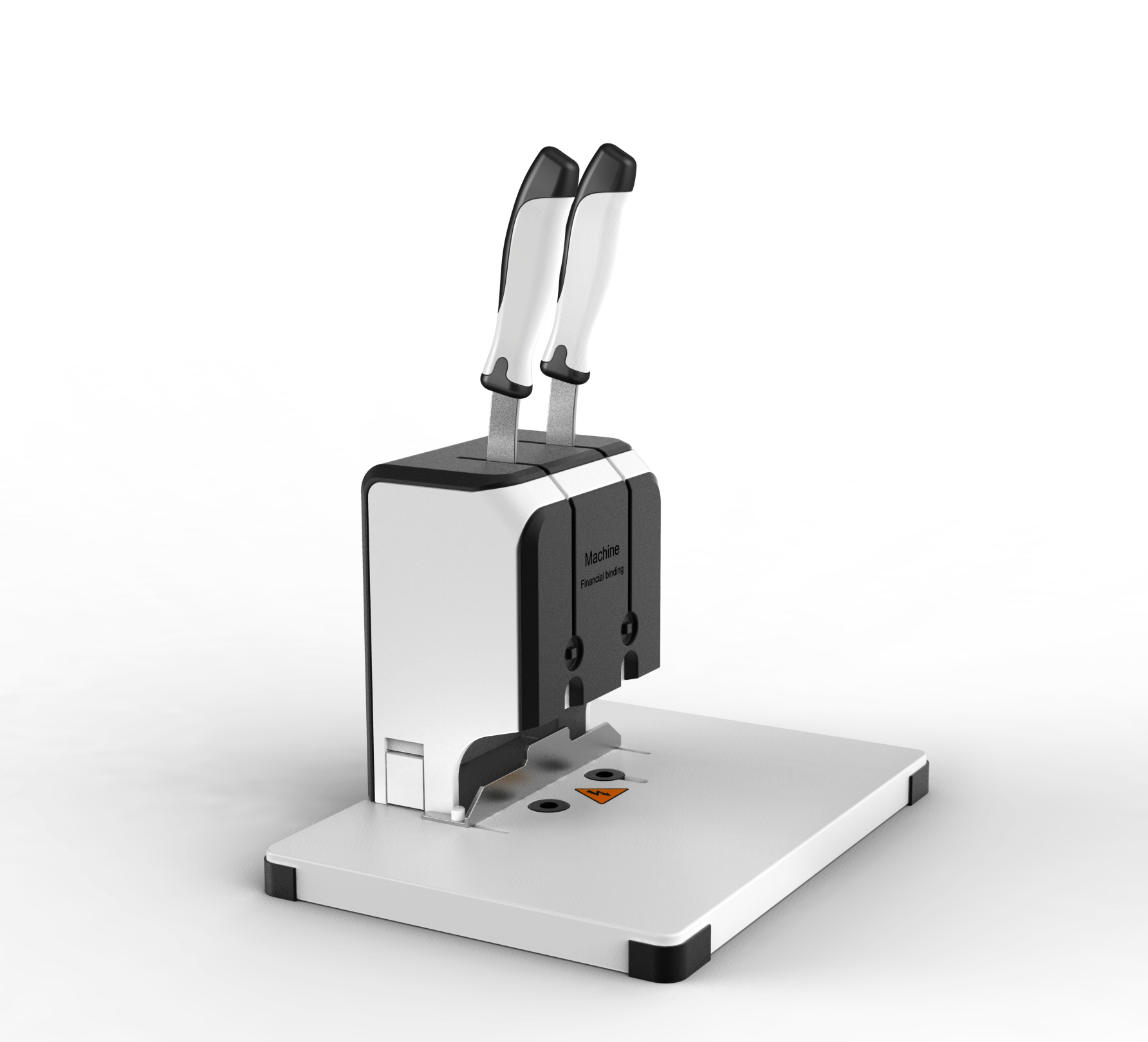 Financial binding machine，stapler，Stationery design，Office product design，Simple design，shredder，Stationery，Power key，