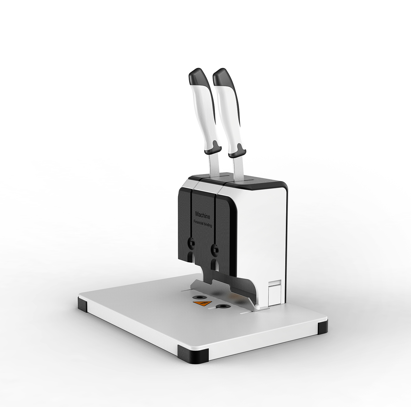 Financial binding machine，stapler，Stationery design，Office product design，Simple design，shredder，Stationery，Power key，