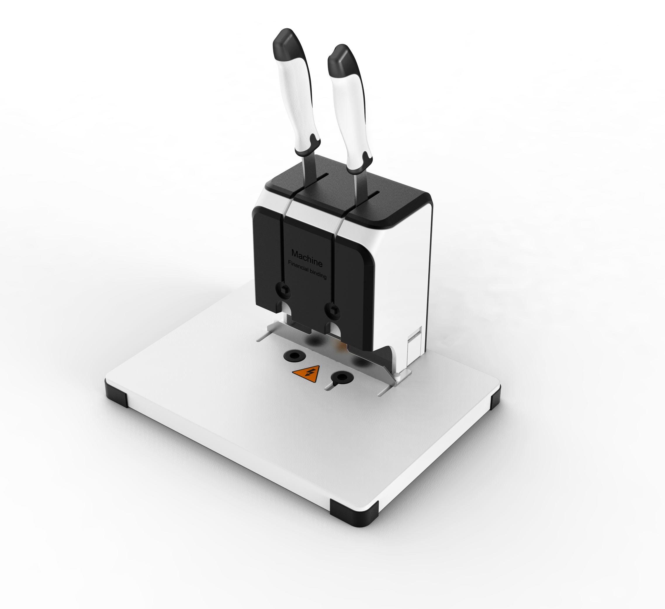 Financial binding machine，stapler，Stationery design，Office product design，Simple design，shredder，Stationery，Power key，