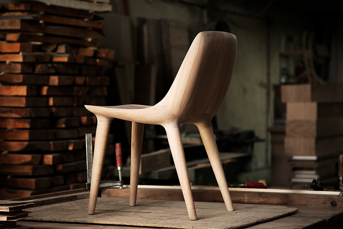 DARYA，manual，woodiness，bionics，antelope，chair，