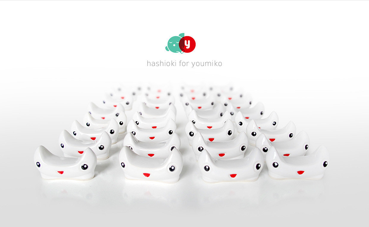 Chopsticks rack，ceramics，Cartoon，Simplicity，originality，