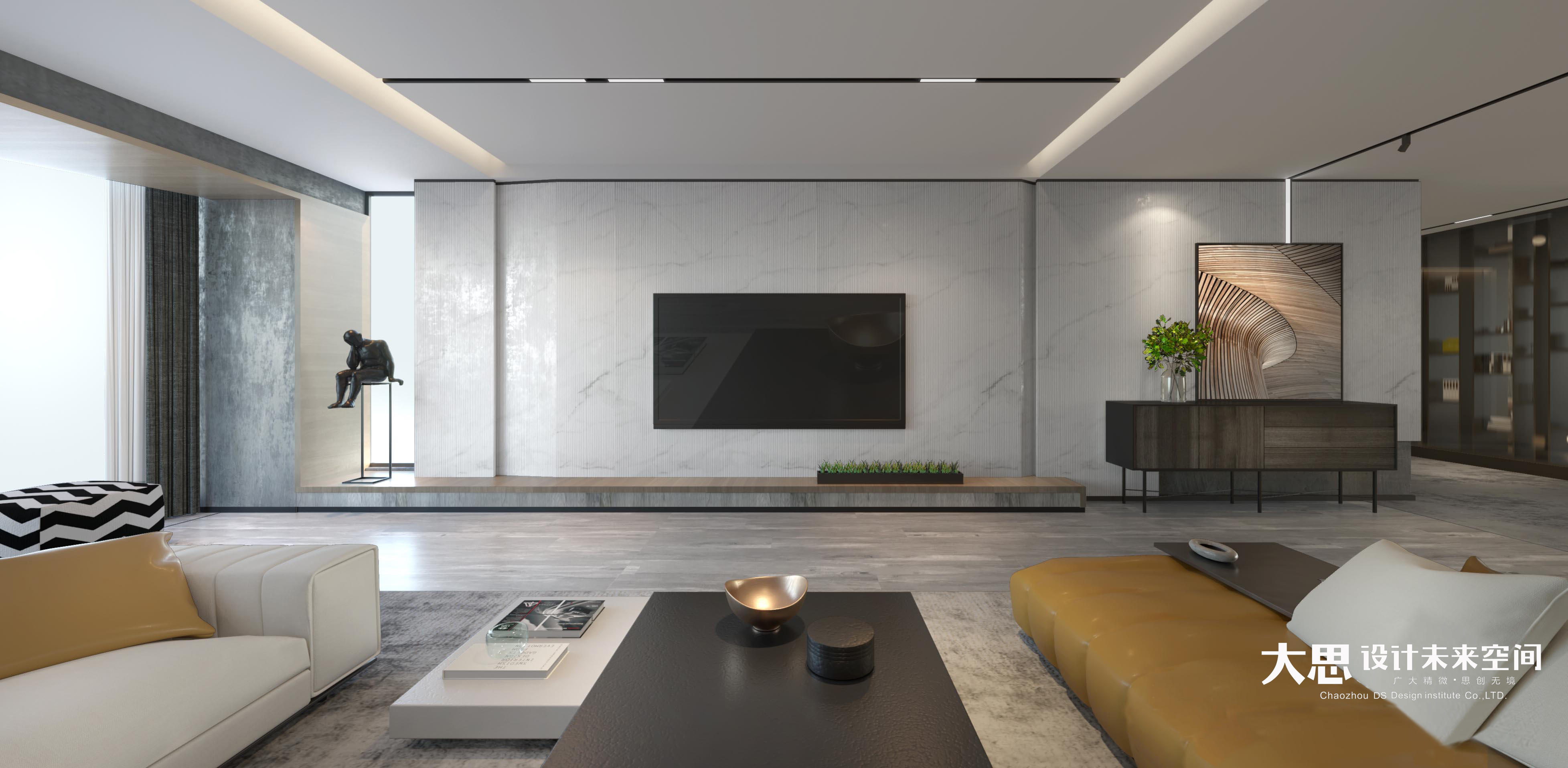 Big thinking design，Modern simplicity，Villa residence，Interior design，