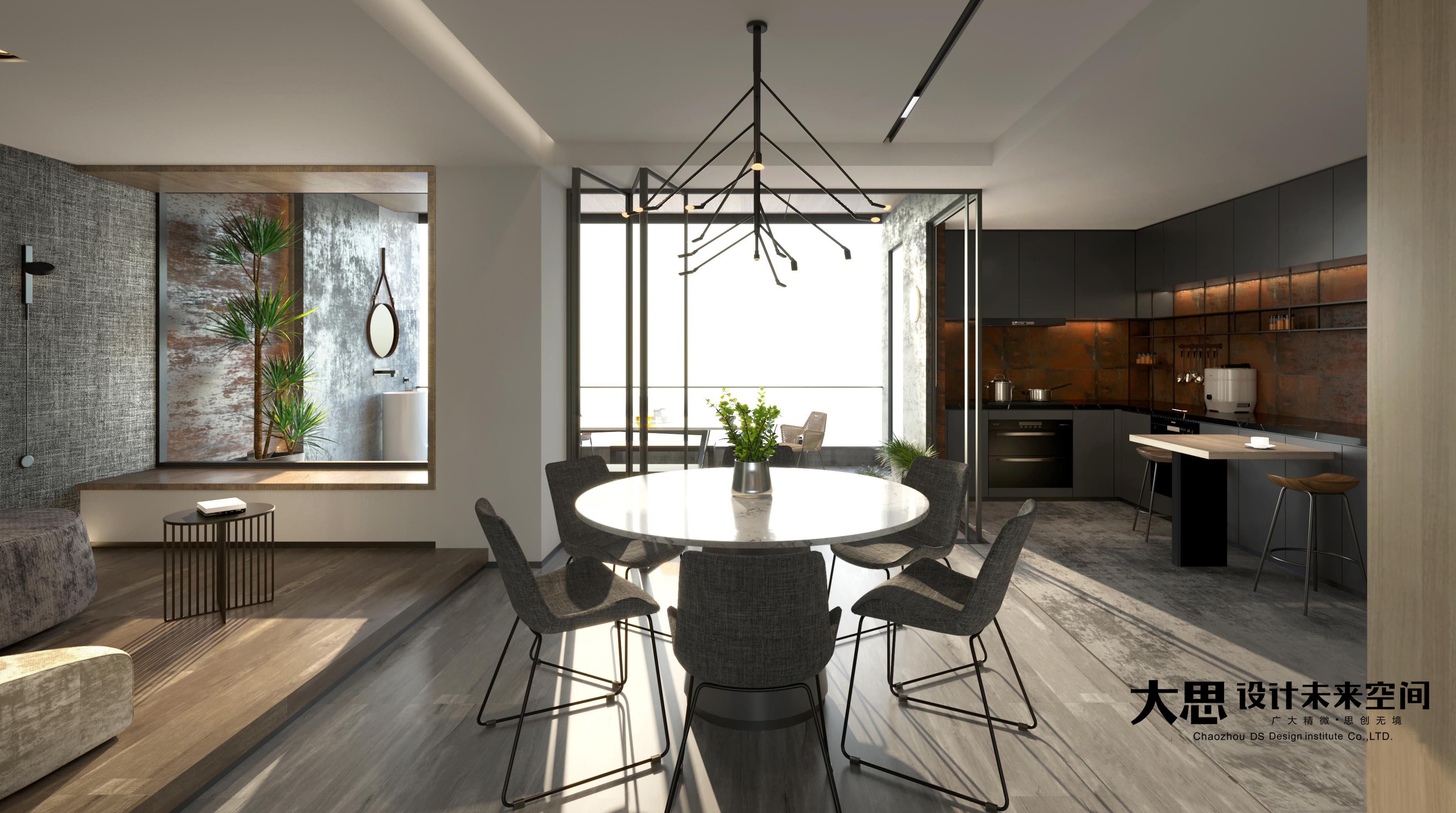 Big thinking design，Modern simplicity，Villa residence，Interior design，