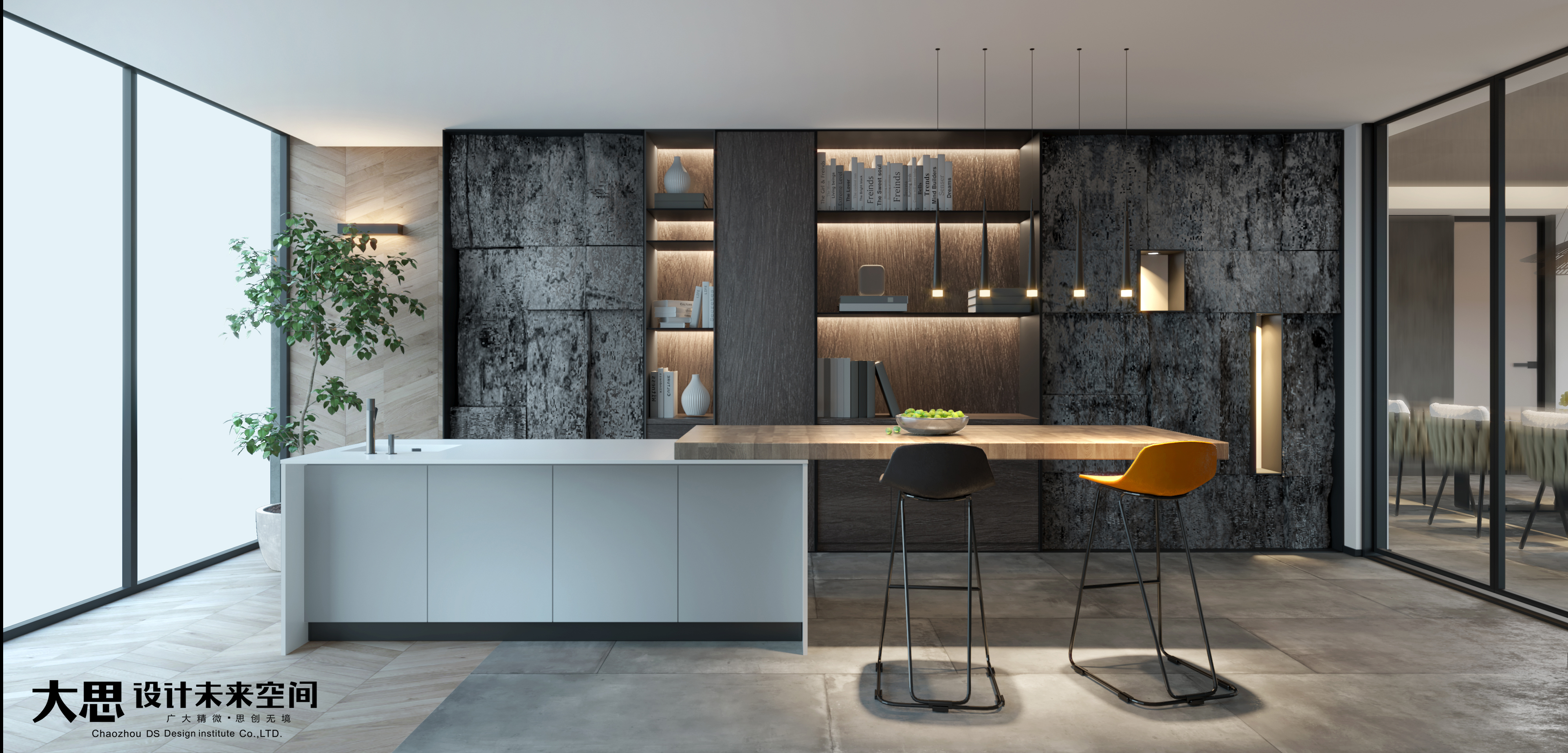 Big thinking design，compound，Modern simplicity，Villa residence，Interior design，