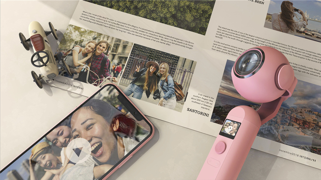 Handheld PTZ，product design，sample reels，Render，keyshot，