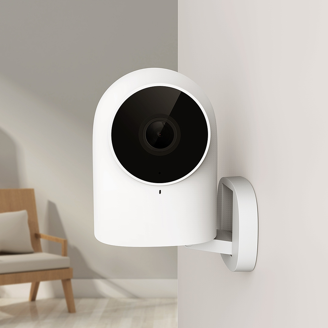 小米，Aqara Smart Camera，夜视镜，红外线，2019红点产品设计大奖，reddot，监控，白色，