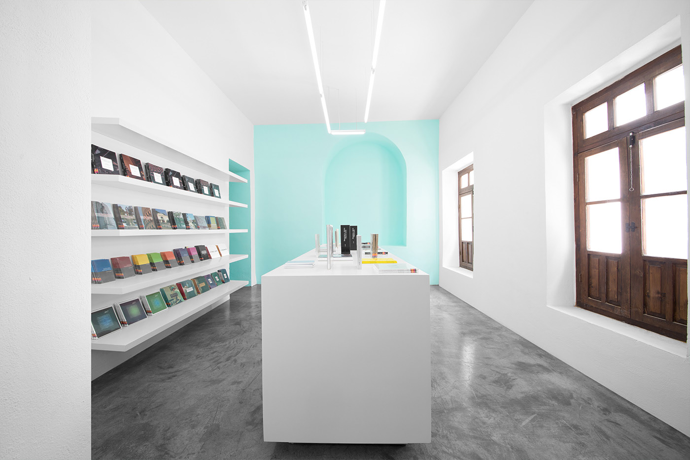 Interior design，Bookstore，library，