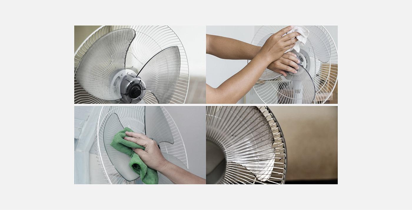 electric fan，dustproof，Minimalist，