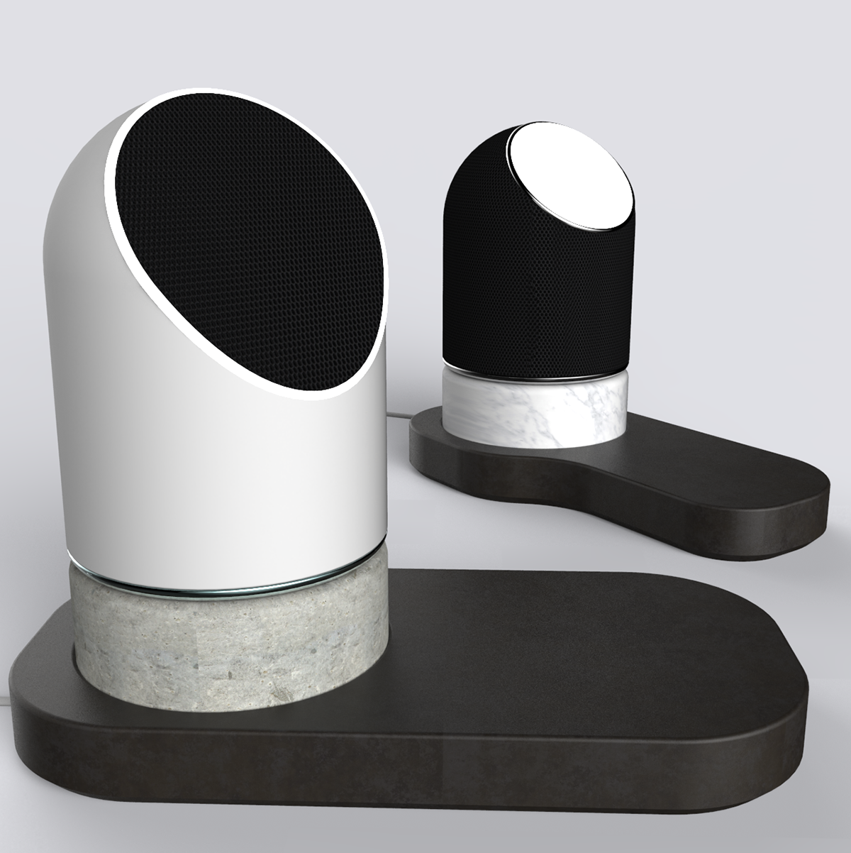 concrete，Marble，Base charging，Bluetooth，Simplicity，
