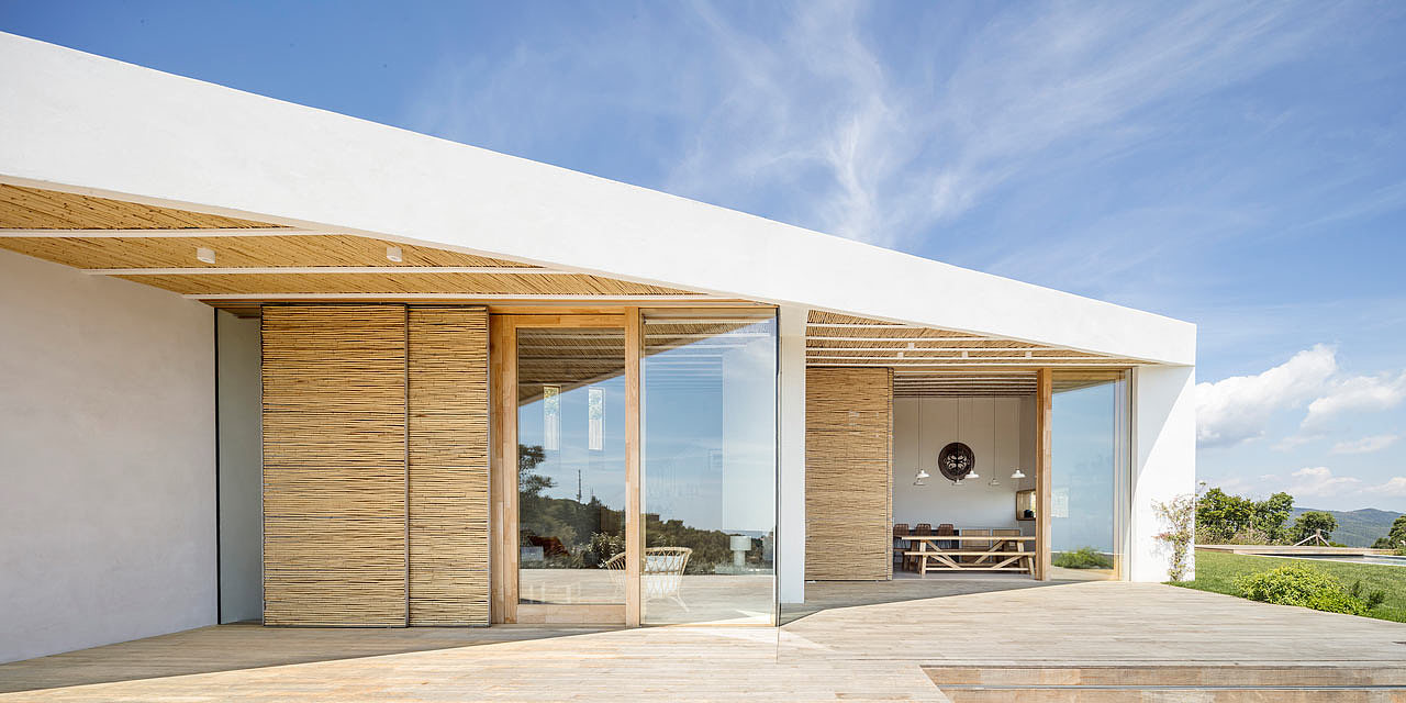 Simplicity，Bamboo，Architectural design，Spain，house，