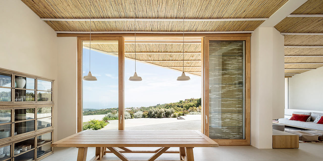 Simplicity，Bamboo，Architectural design，Spain，house，